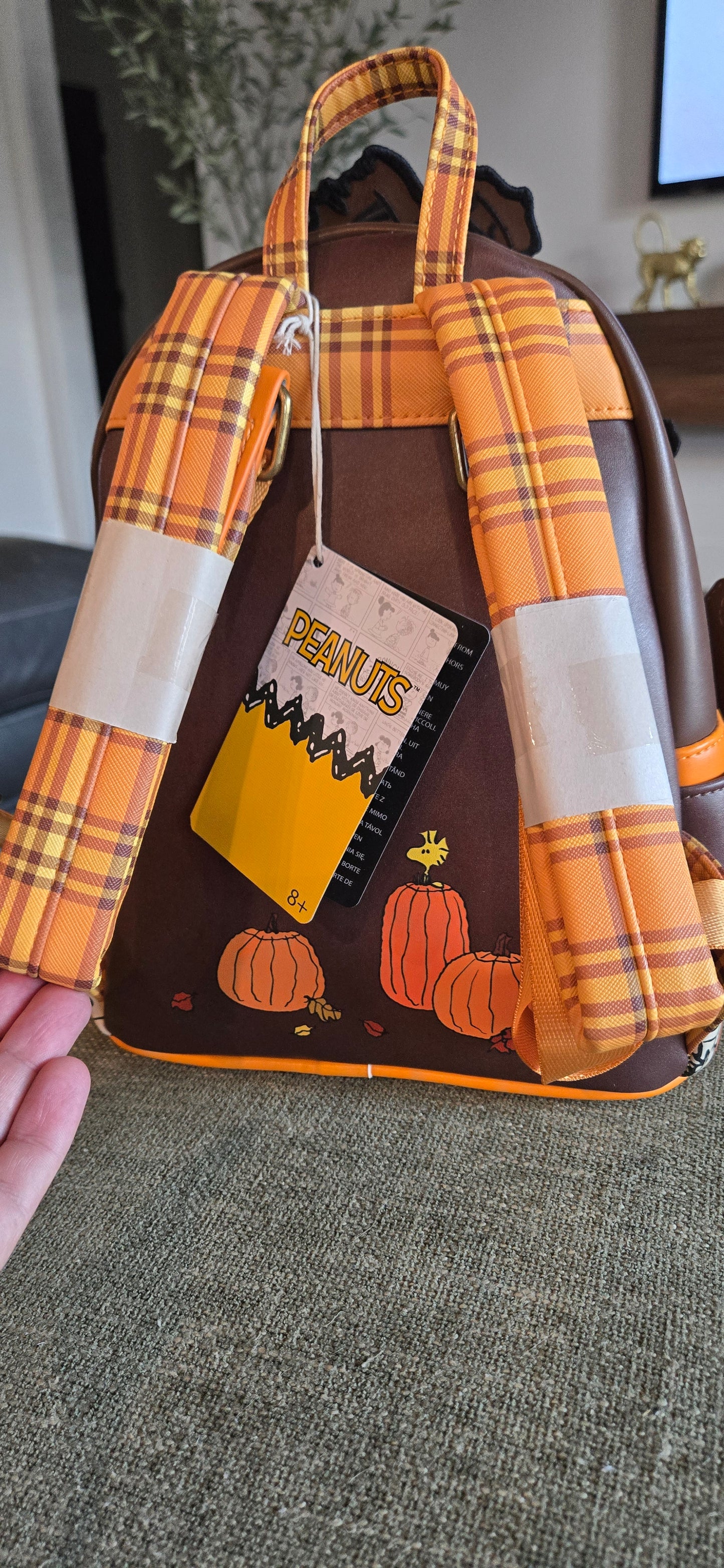 Peanuts Snoopy Scarecrow Cosplay Fall Mini Backpack
