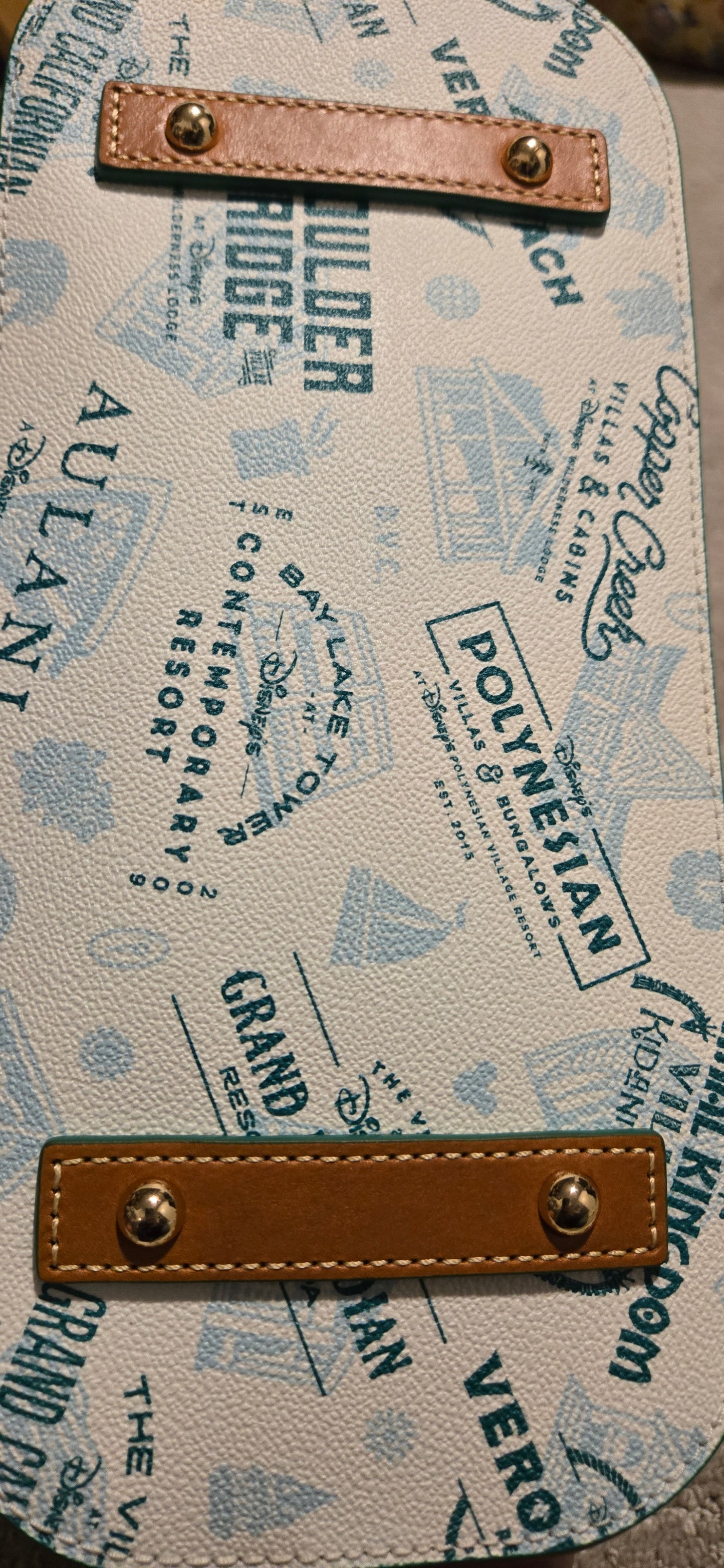 Dooney & Bourke Disney Vacation Club Resorts Luxury Handbag with Crossbody Strap