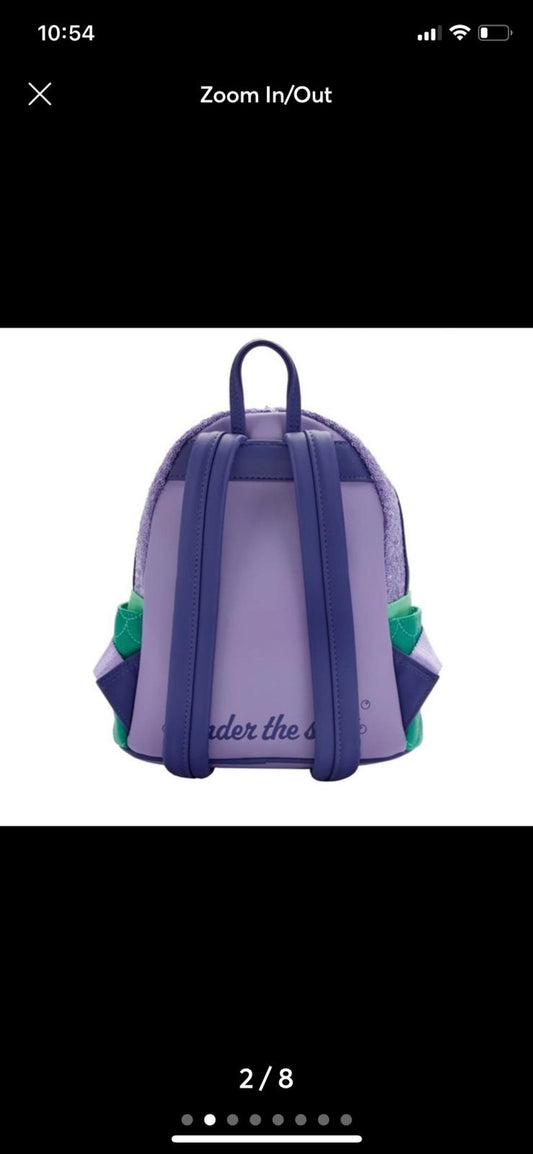 Disney The Little Mermaid Princess Ariel Sequin Mini Backpack