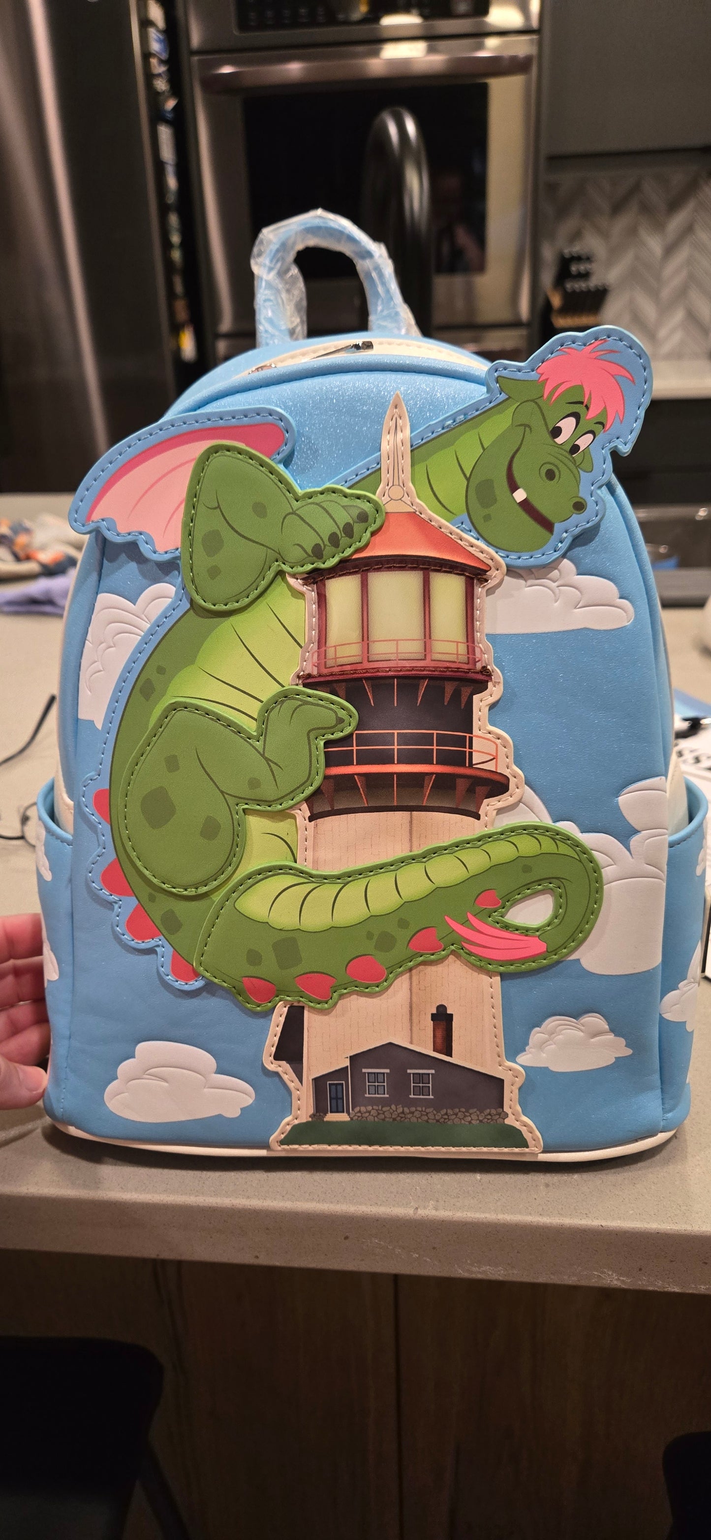 Disney World 11 Games Pete's Dragon Elliot Lighthouse Mini Backpack