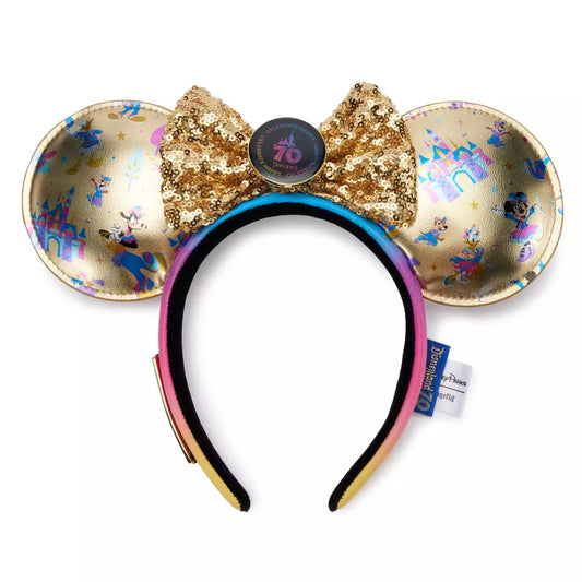 Disneyland 70th Anniversary Mickey and Friends Headband Ears