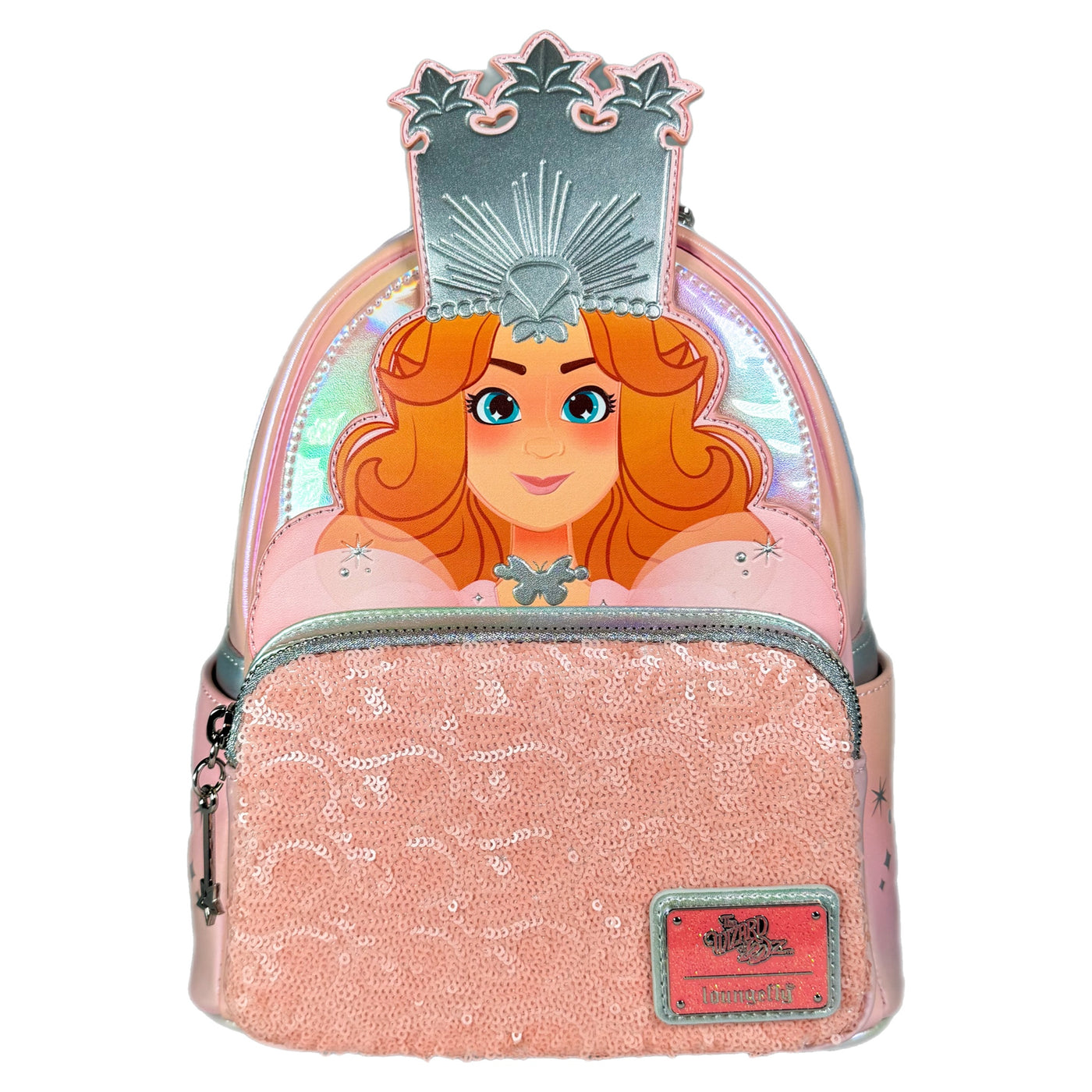 Wizard of Oz Glinda the Good Witch Cosplay Sequin Mini Backpack