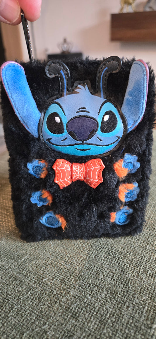 Disney Stitch Plush Halloween Spider Wallet