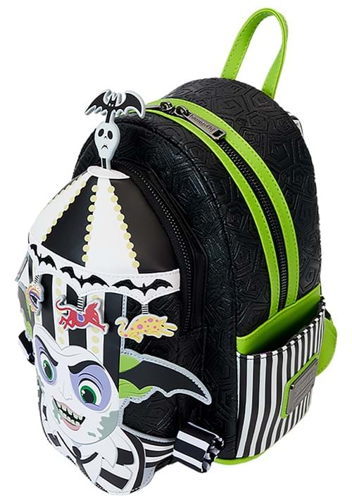 WB Beetlejuice Carousel Light Up GITD Cosplay Mini Backpack