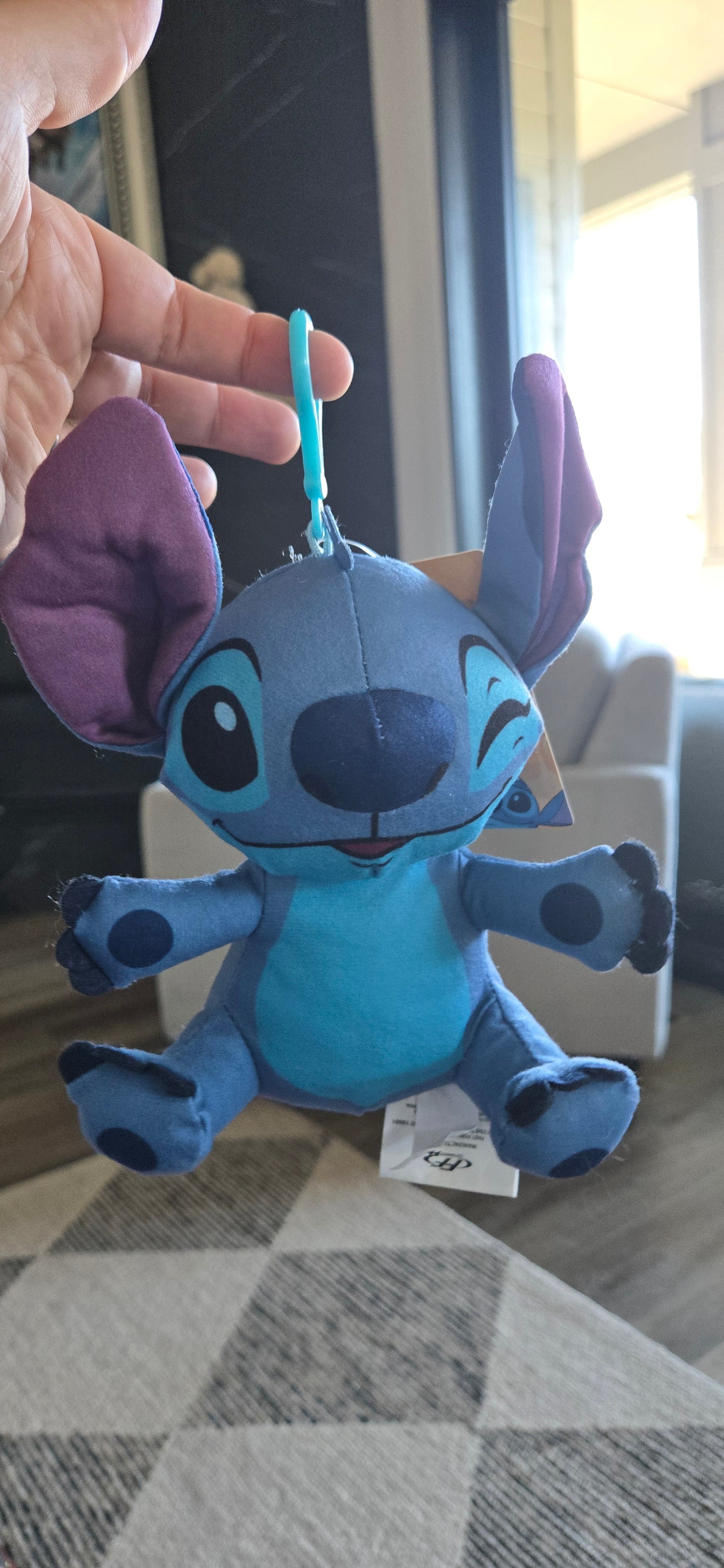 Disney Stitch Plush Large Bag Clip