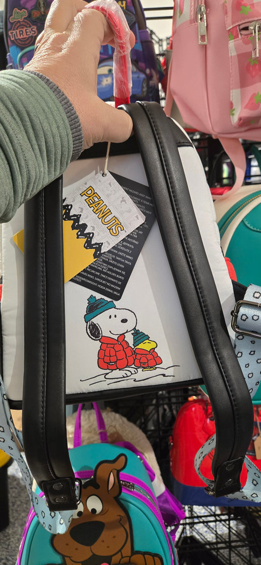 BP: Peanuts Puffy Coat Snoopy Holiday Collection Mini Backpack
