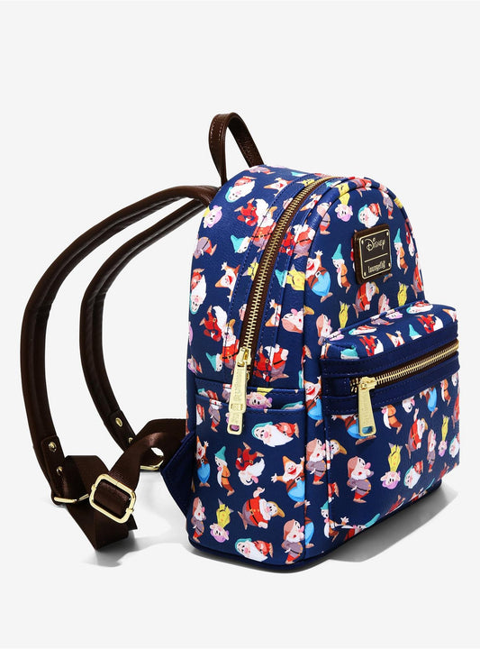 Disney Snow White and the Seven Dwarfs AOP Mini Backpack