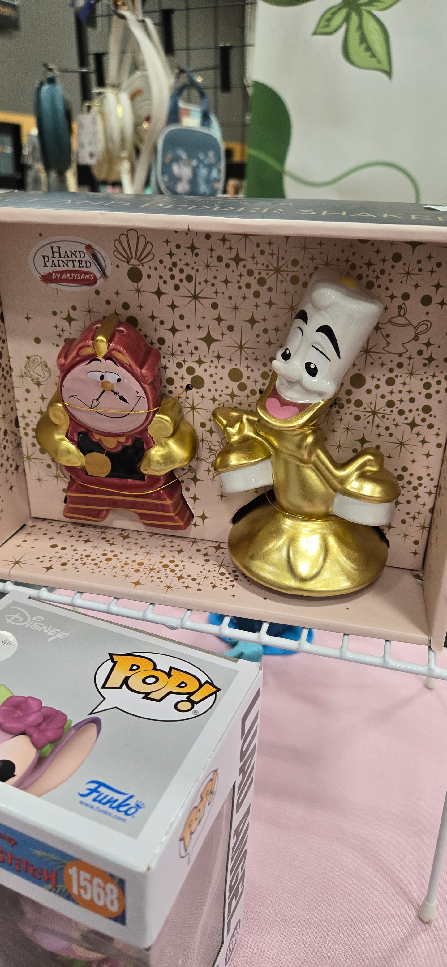 Disney Beauty and the Beast Ceramic Salt and Pepper Shakers