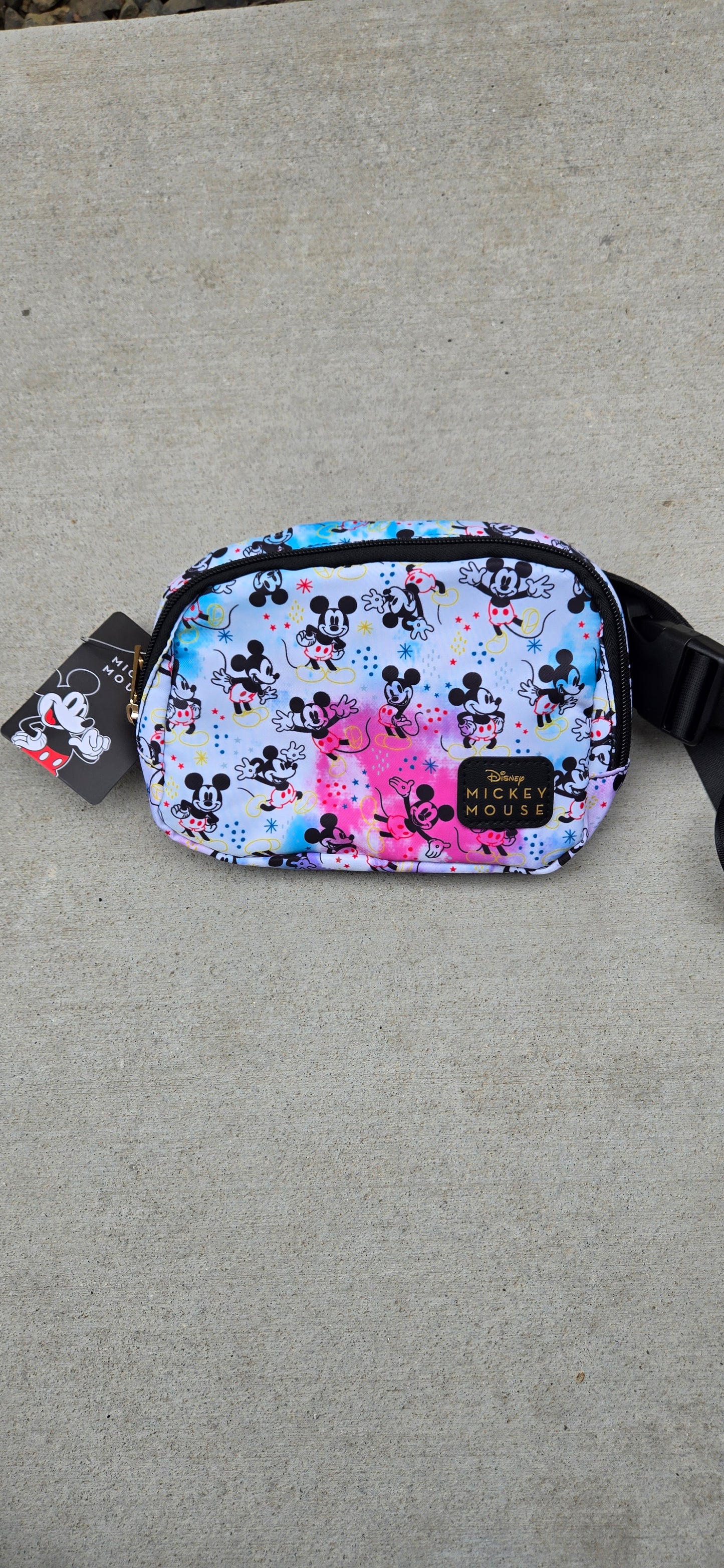 Disney Minnie Mouse Tie-Dyed Fanny Pack Belt Bag