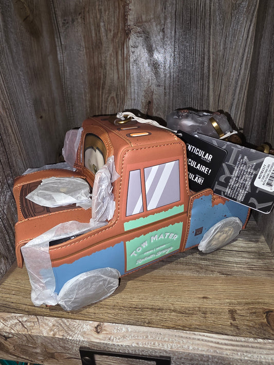 CB: Disney Pixar Cars Tow Mater Figural Crossbody