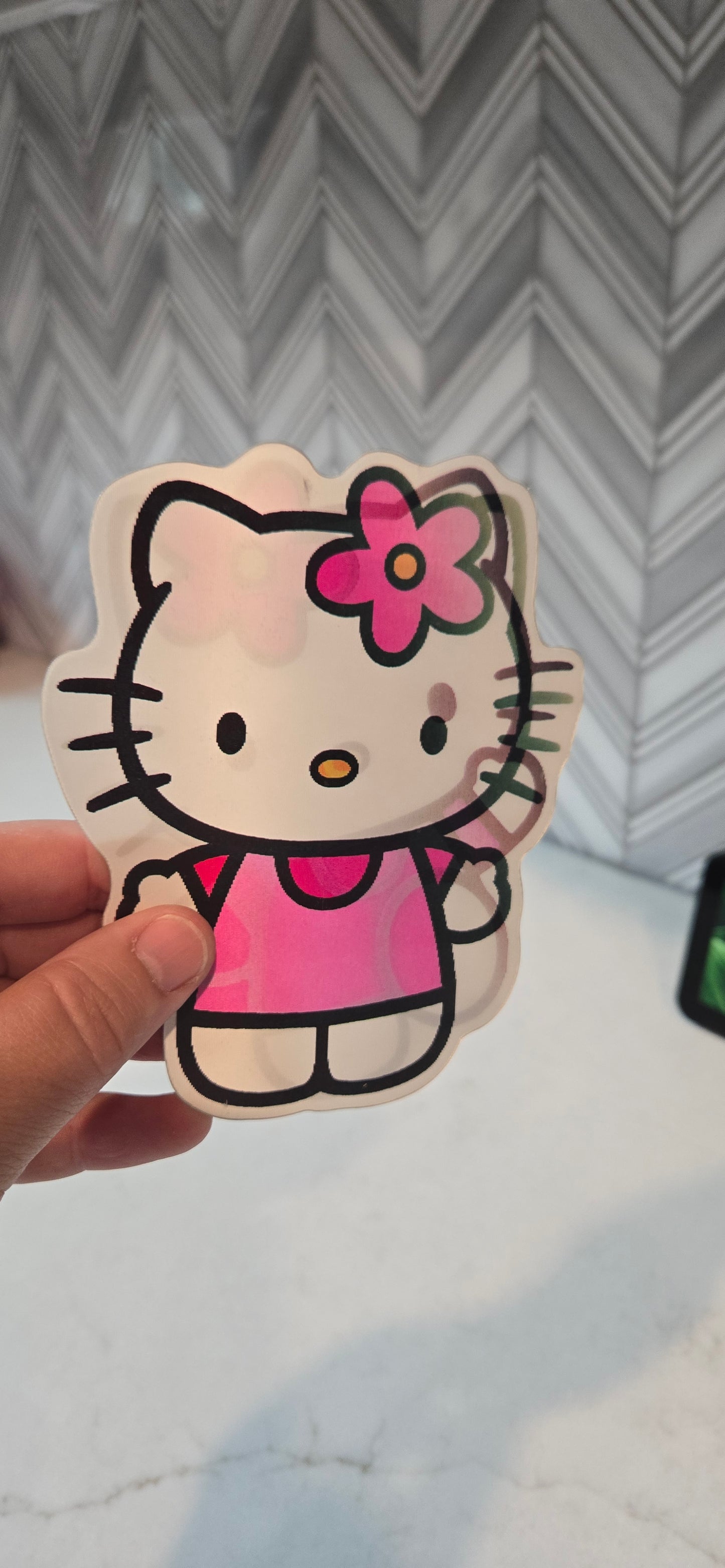 Sanrio Hello Kitty Skipping 3D Lenticular Sticker