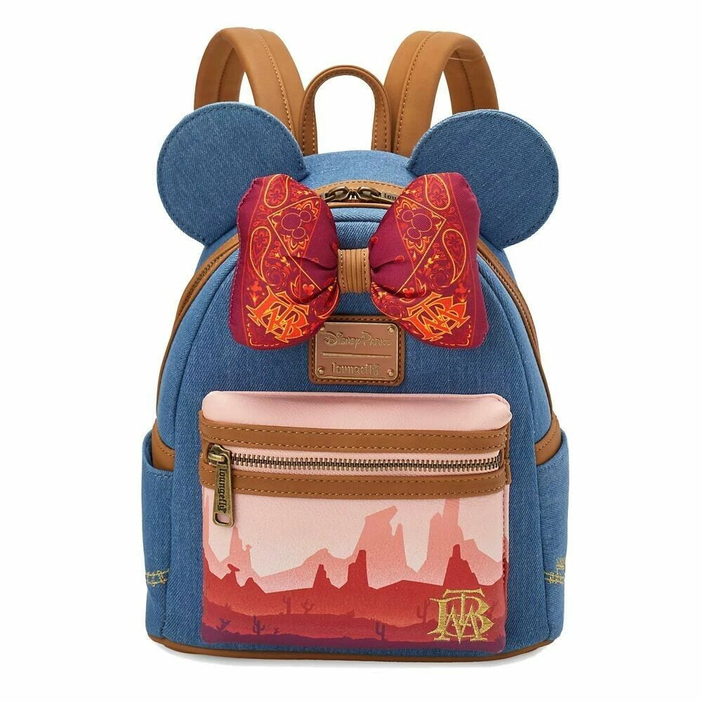 Disney Parks Minnie Mouse Big Thunder Mountain MMMA 50th Anniversary Limited Edition Mini Backpack