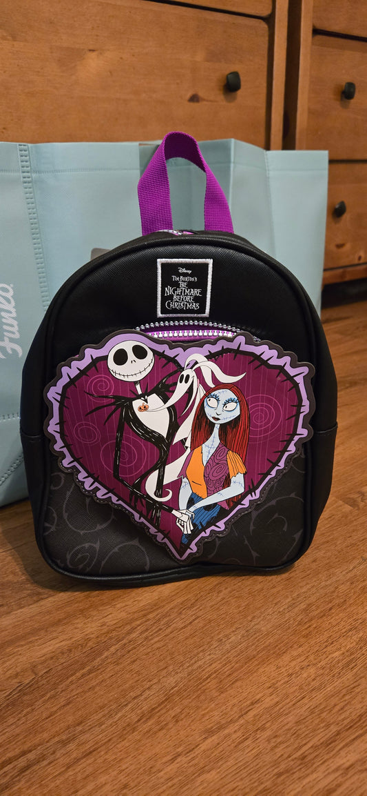 Disney NBC The Nightmare Before Christmas Jack and Sally Mini Backpack
