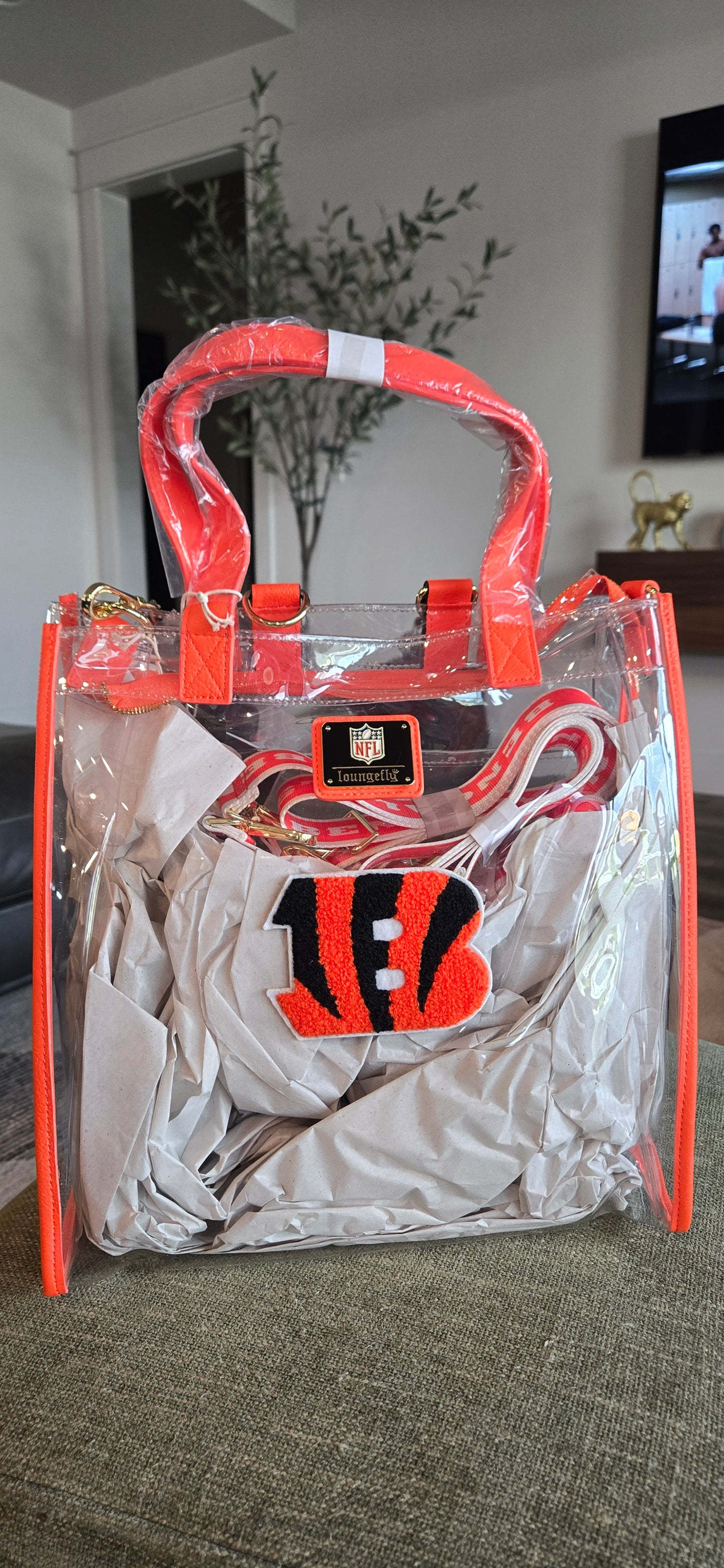NFL Cincinnati Bengals Clear Stadium Bag