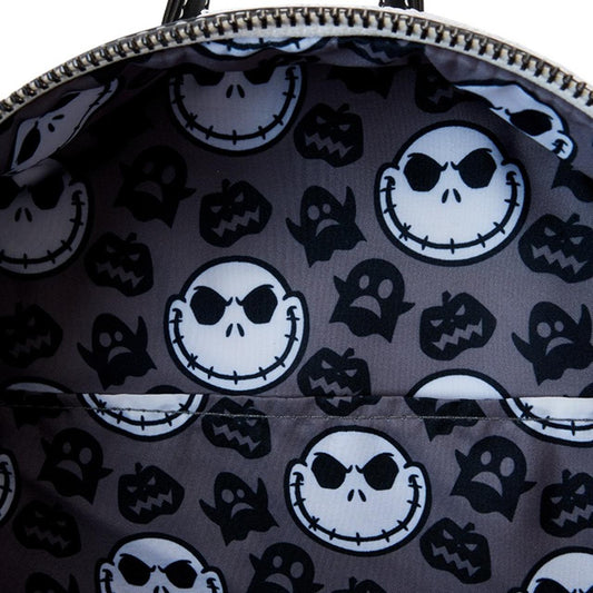 Disney NBC Jack Skellington Sequin Mini Backpack