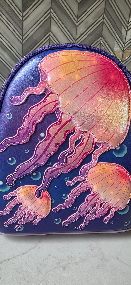 BP: Loungefly Seaworld Jellyfish Lightup Mini Backpack