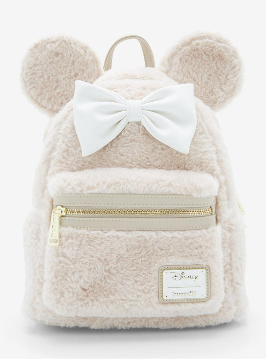 Disney Minnie Mouse Faux Fur Mini Backpack