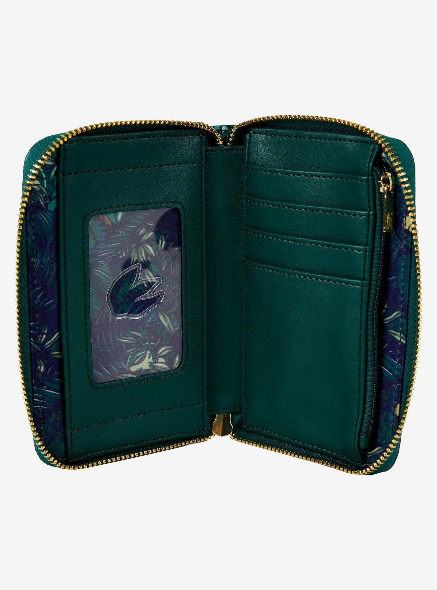 Disney Jurassic Park Velociraptor Lenticular Zip Around Wallet