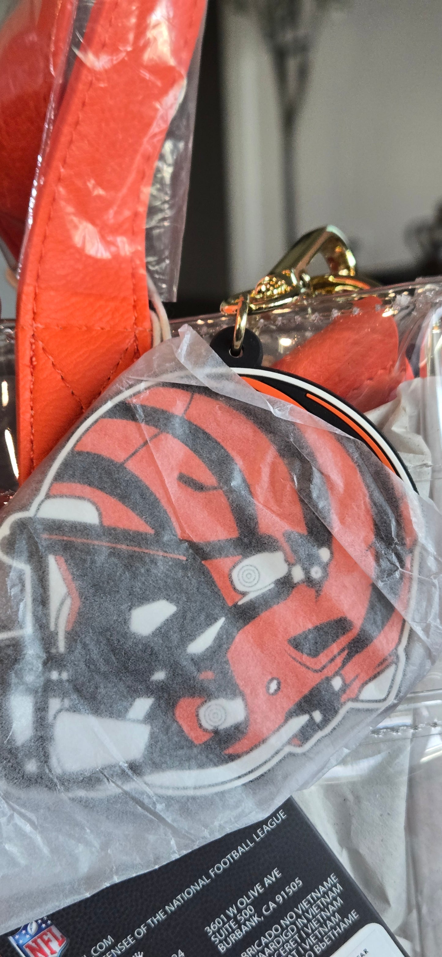 NFL Cincinnati Bengals Clear Stadium Bag