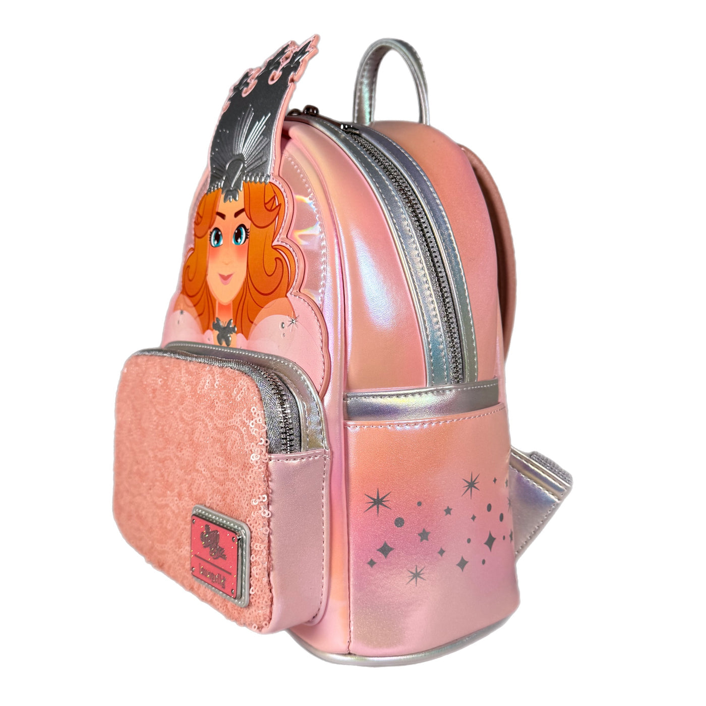 Wizard of Oz Glinda the Good Witch Cosplay Sequin Mini Backpack