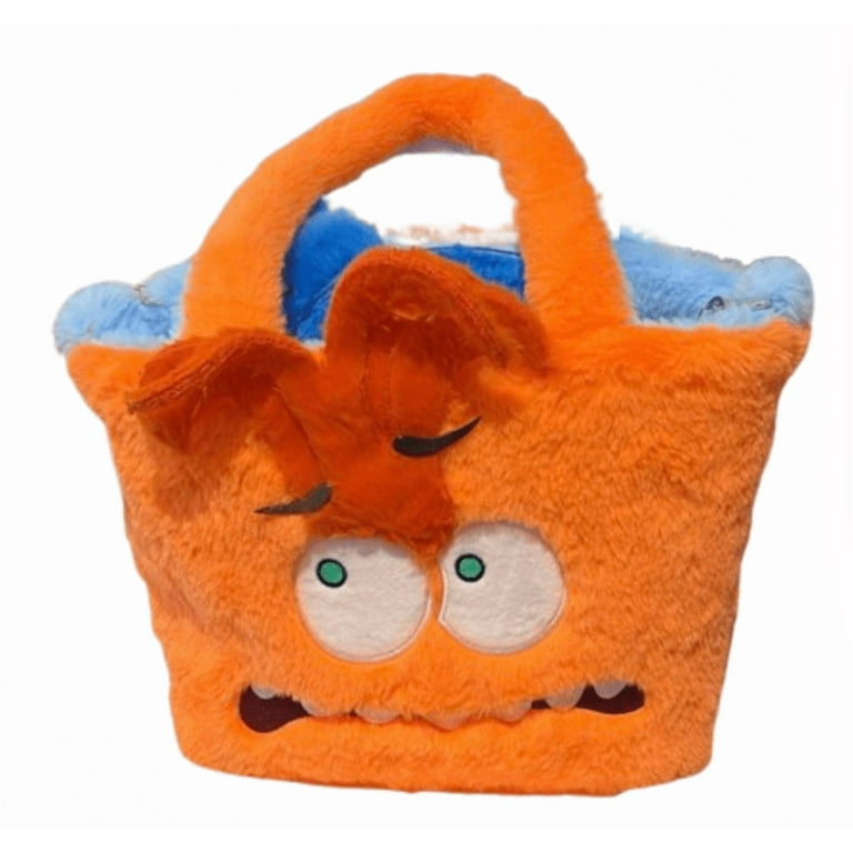 Disney Parks Pixar Inside Out Reversible Joy and Anxiety Plush Crossbody Handbag