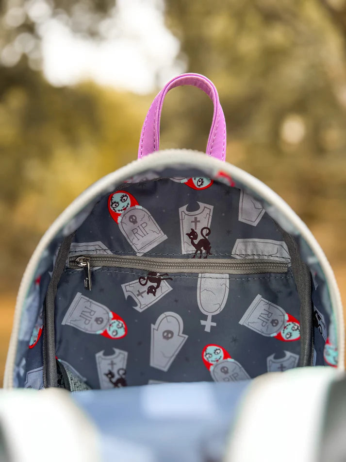 Disney NBC Sally Cemetery Mini Backpack