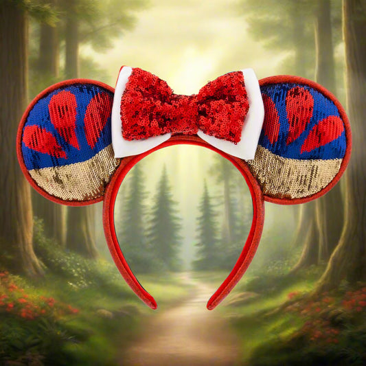 Disney Snow White Minnie Mouse Ears Headband