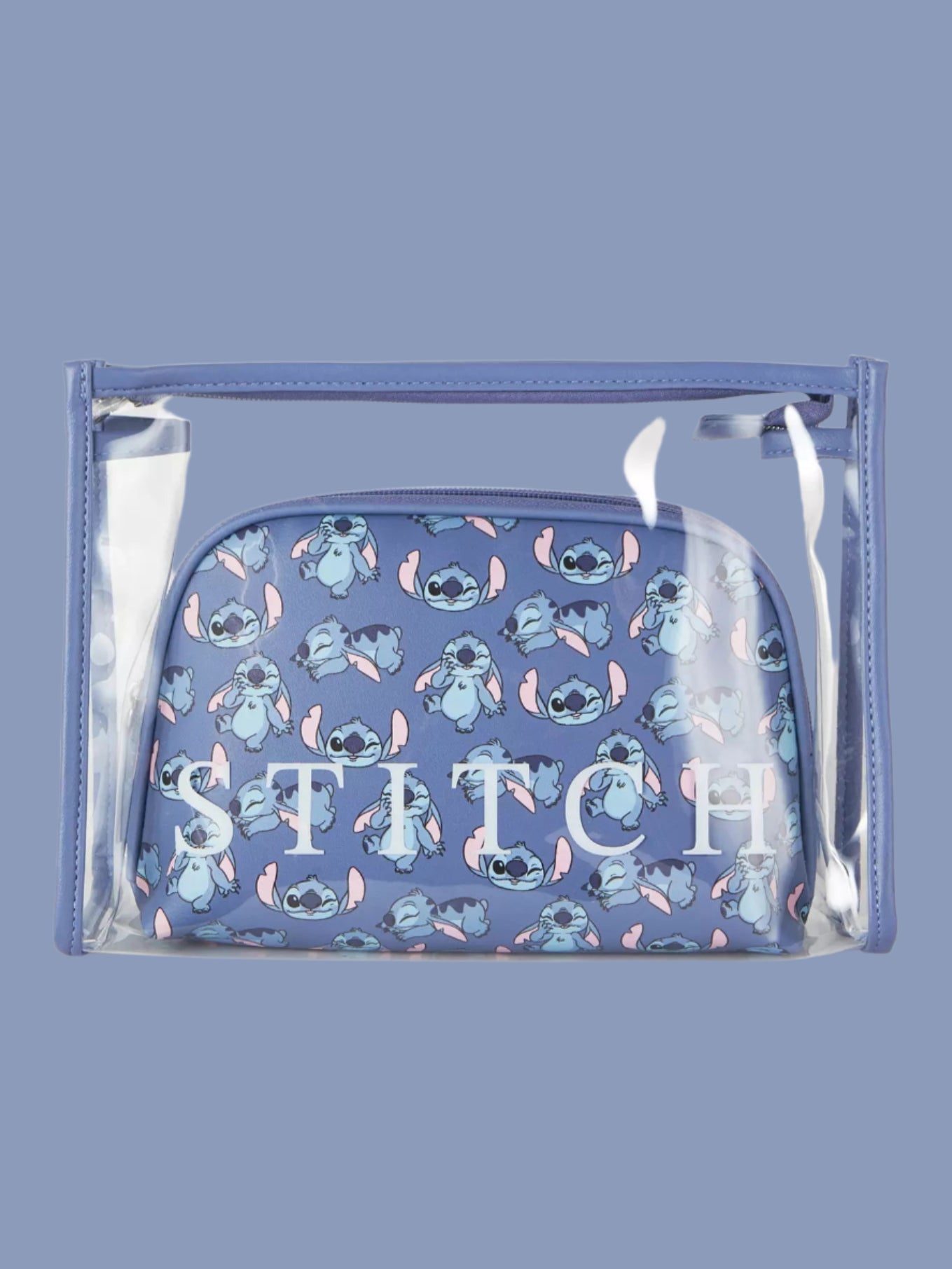 Disney Stitch Cosmetic Bag - 2 Piece