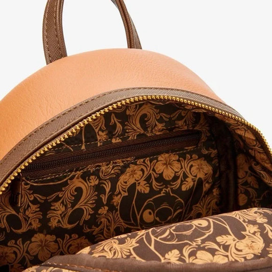 Disney Lilo & Stitch Tooled Brown Mini Backpack