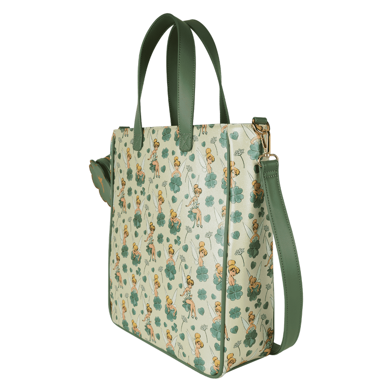 Disney Tinkerbell 4 Leaf Clover Tote with Coin Purse