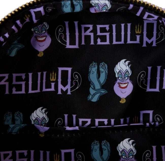RETIRED: Disney The Little Mermaid 35th Anniversary Ursula Sequin Mini Backpack