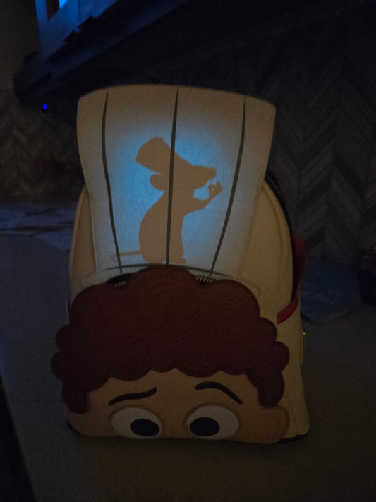 Disney Pixar Ratatouille 15th Anniversary Little Chef Mini Backpack GITD