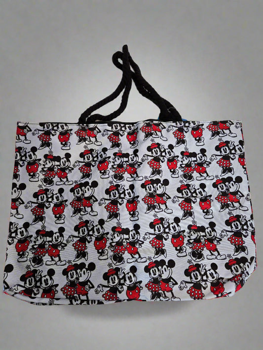 Disney Mickey and Minnie Mouse Large Rope Tote