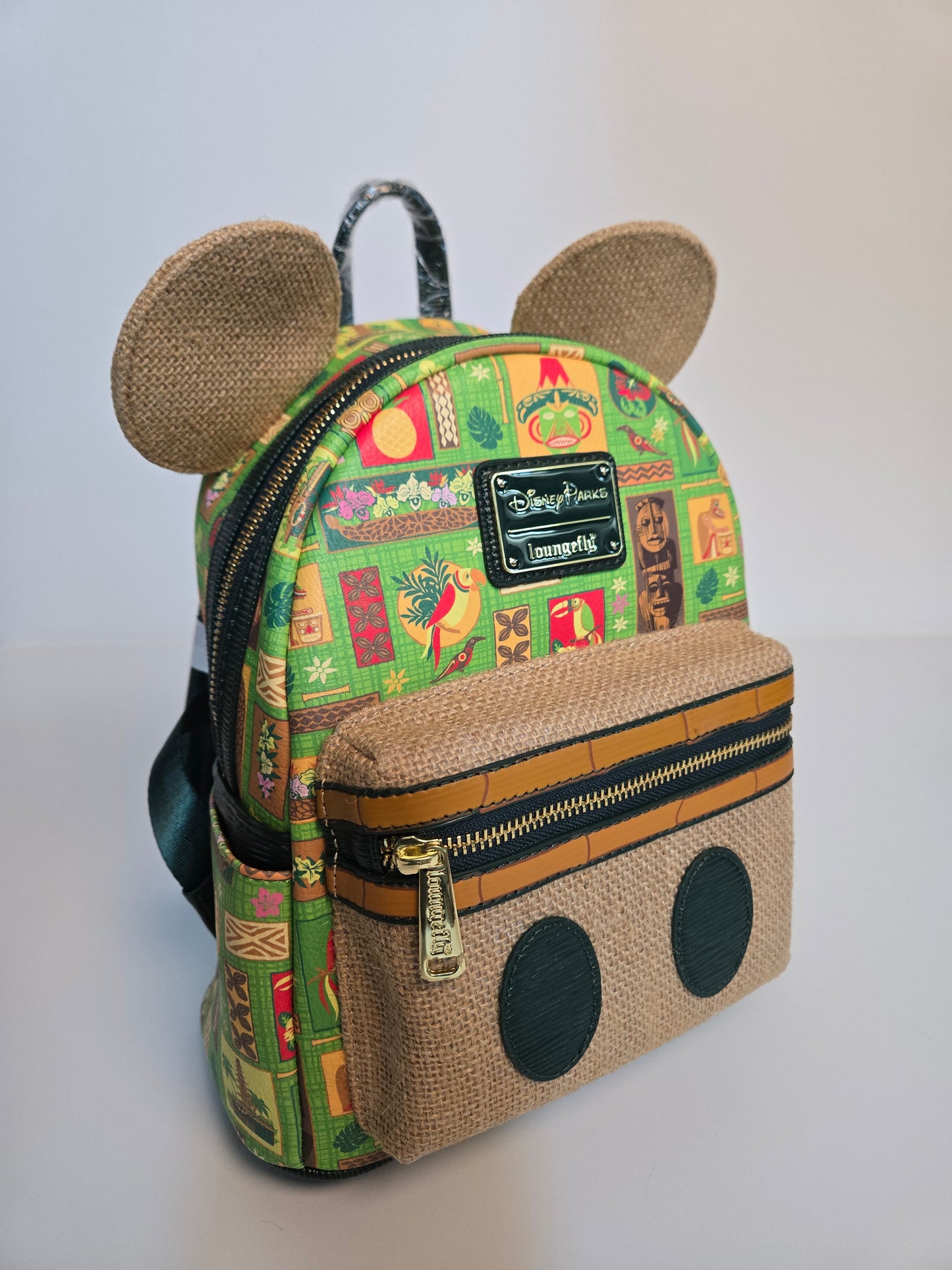 Disney Parks Mickey Mouse The Main Attraction Enchanted Mickey Mouse Tiki Room Mini Backpack
