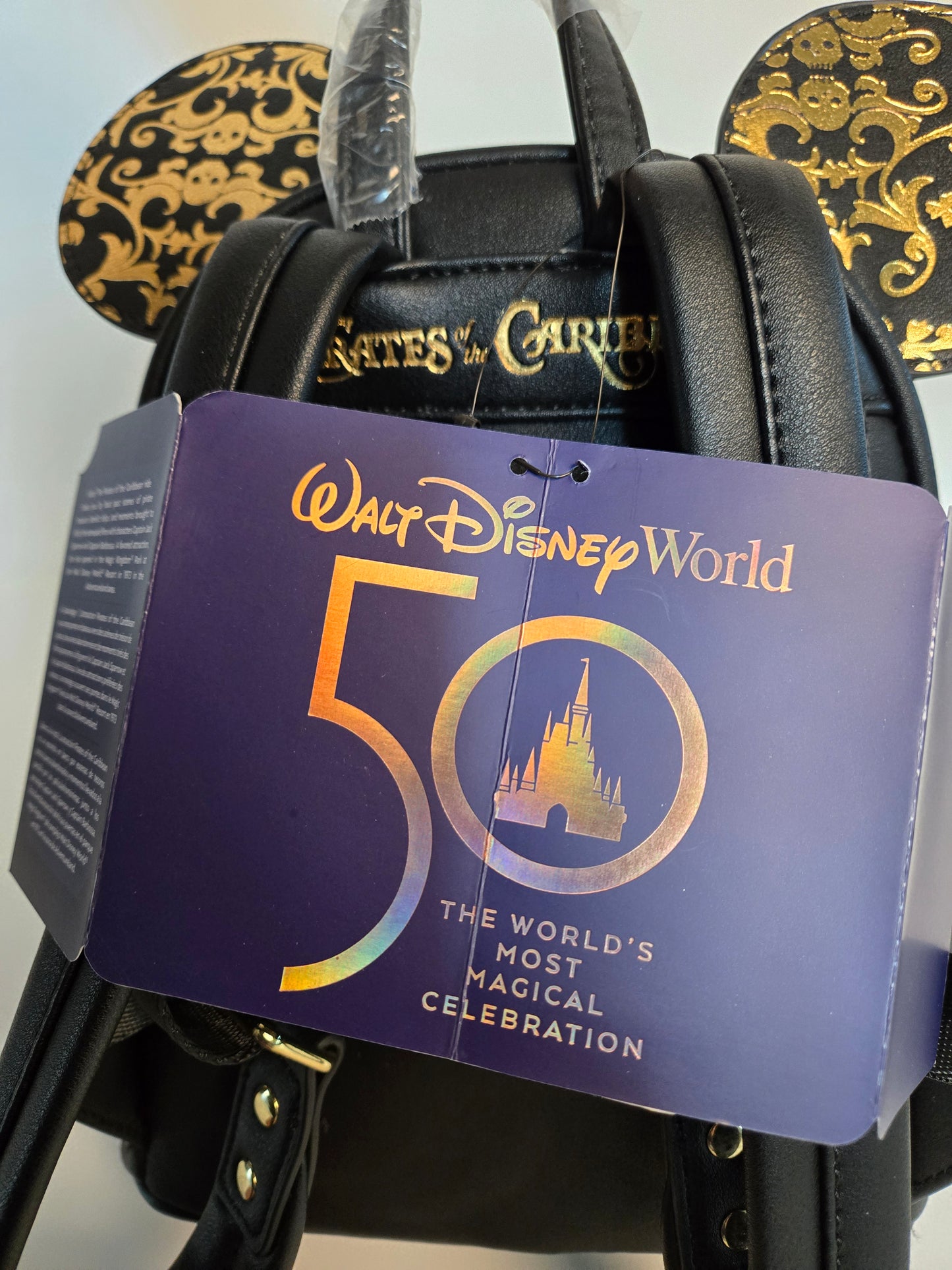 Disney Parks Mickey Mouse The Main Attraction Pirates of the Caribbean Mini Backpack