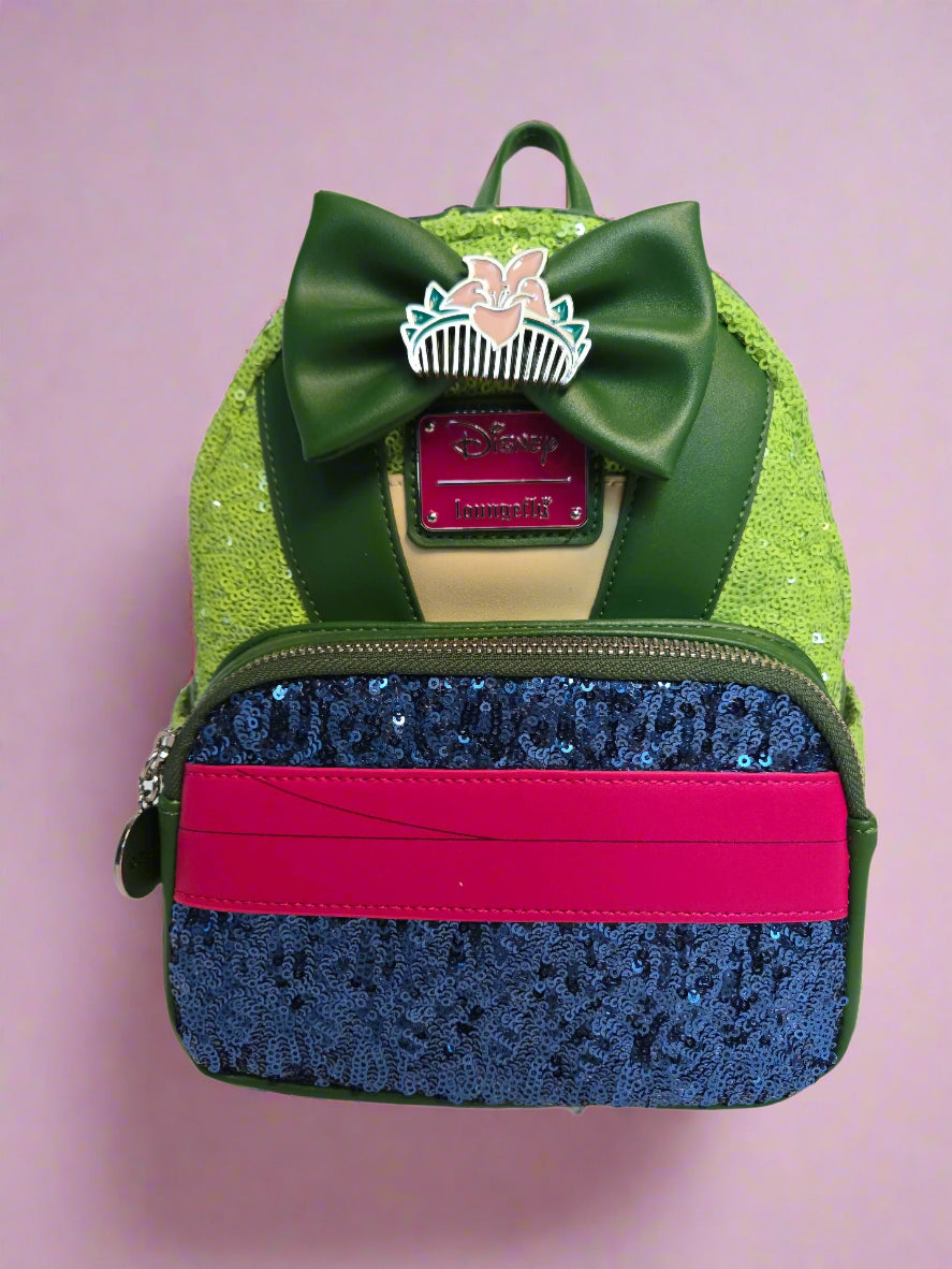 Disney Princess Mulan Sequin Mini Backpack - RARE