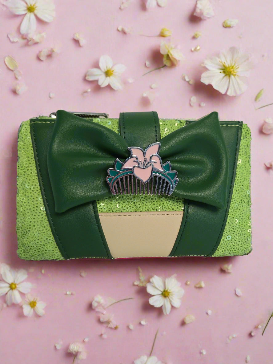 Disney Princess Mulan Sequin Bifold Wallet - RARE