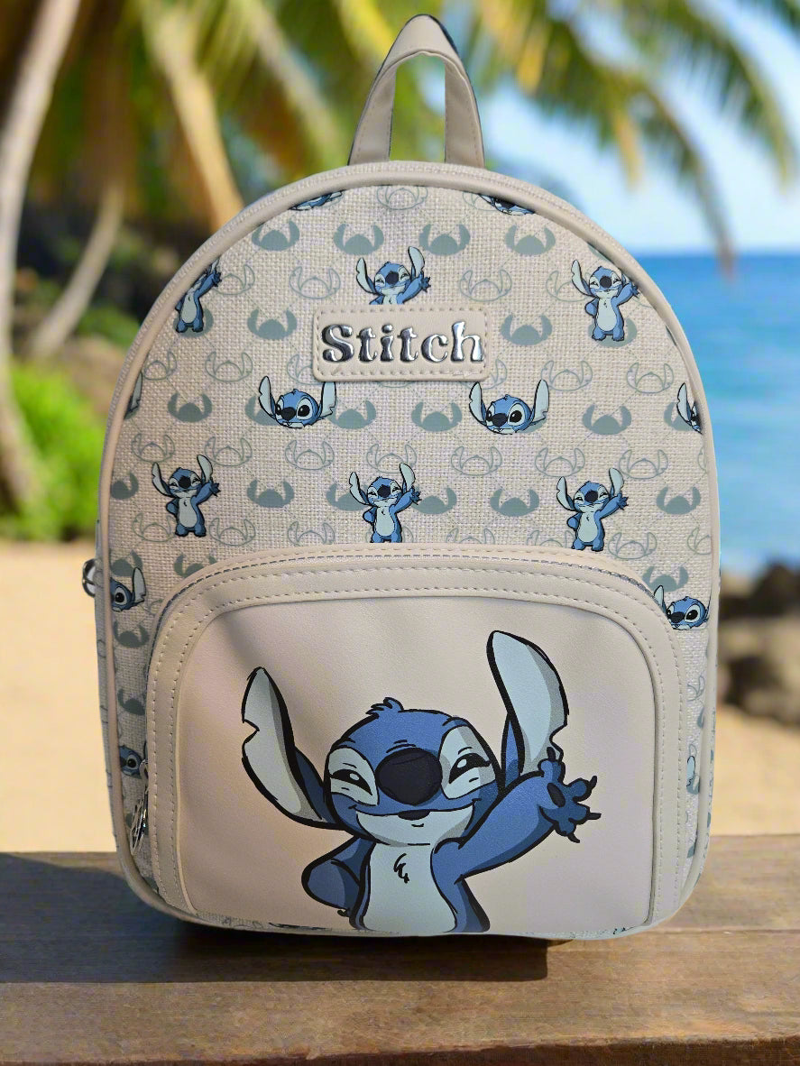 Retired Disney Stitch Canvas Backpack