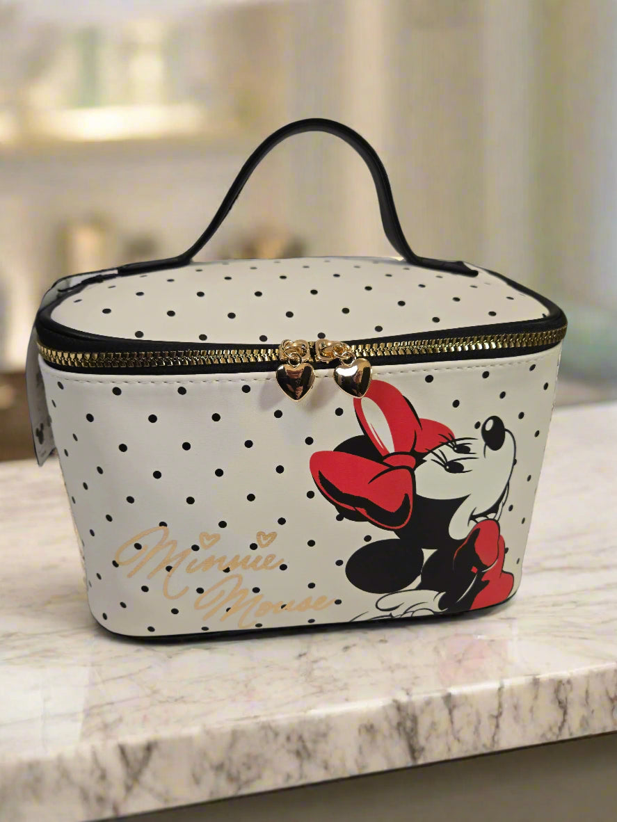 Disney Minnie Mouse Polka Dot Cosmetic Bag