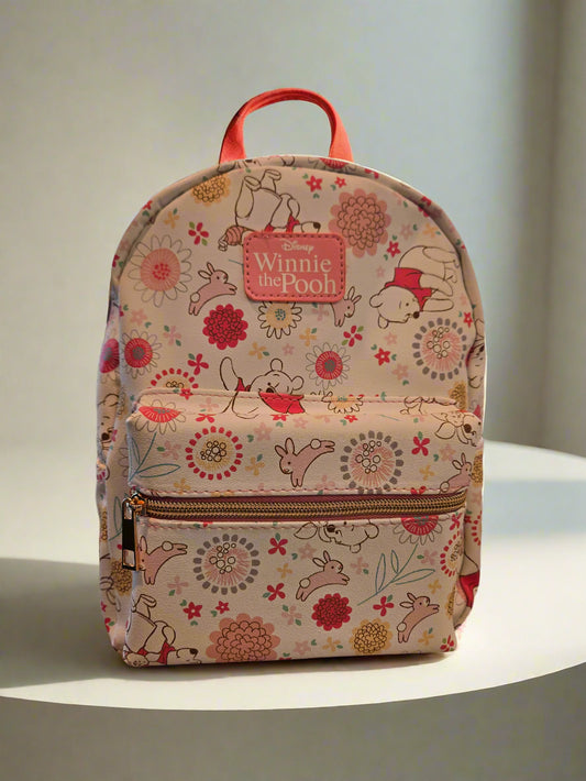 Disney Winnie the Pooh Mini Floral Pink Backpack