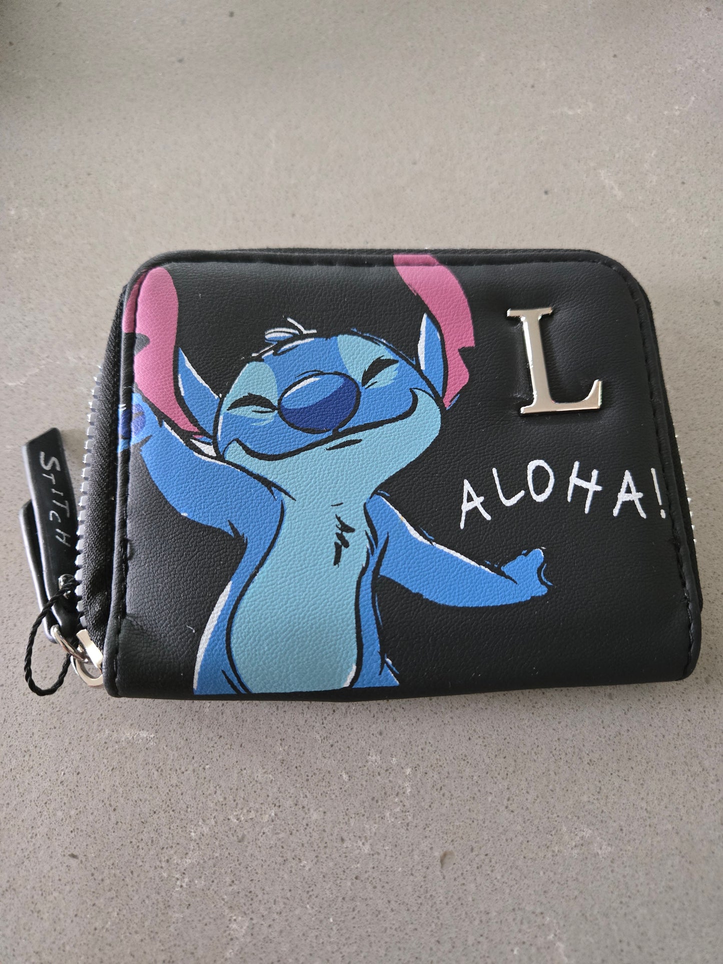 Disney Stitch Aloha Coin Purse - Initial L