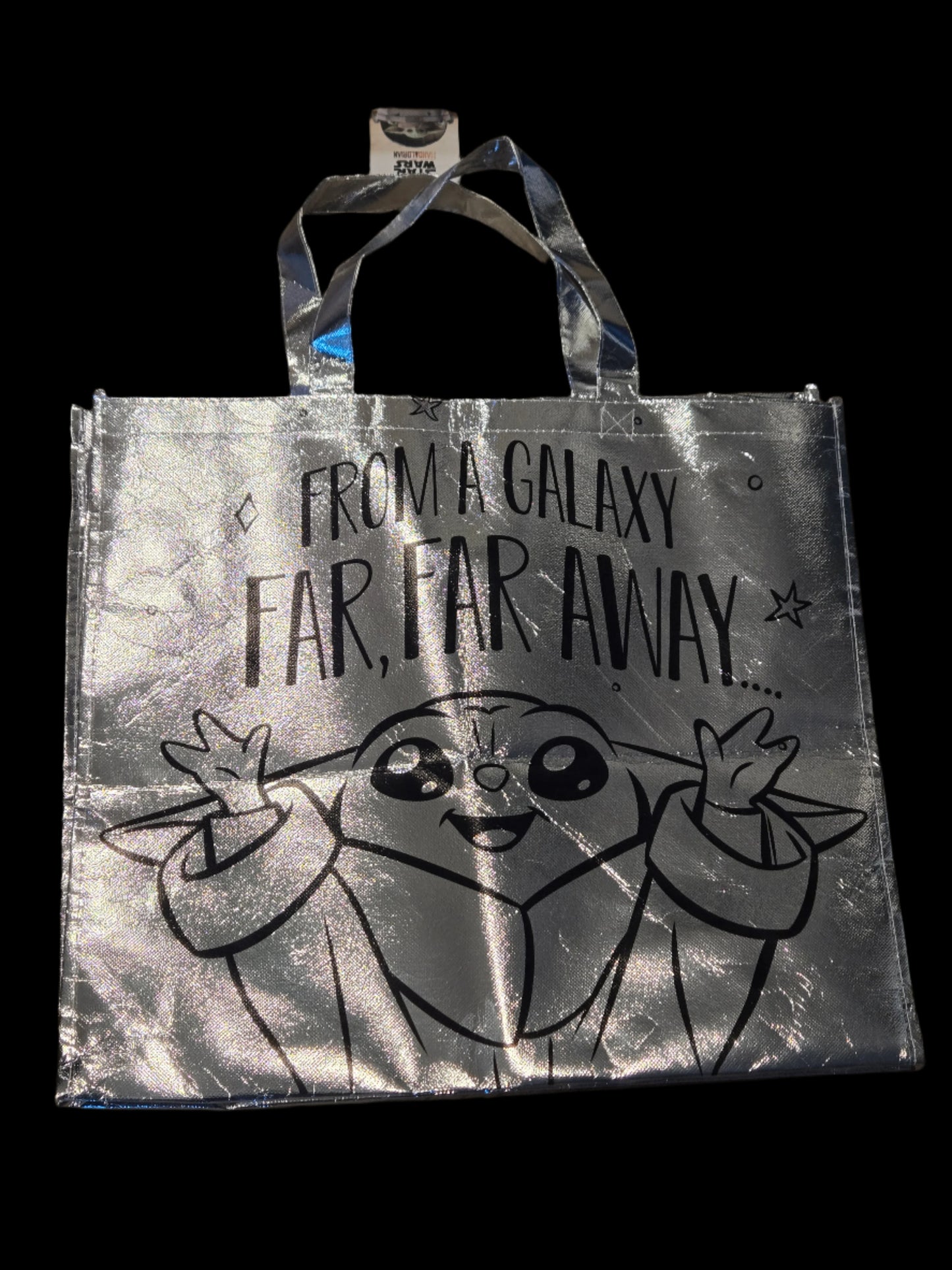 Star Wars Grogu XL Metallic Tote