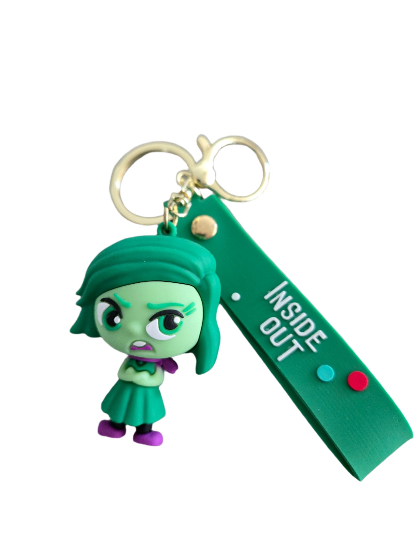 Disney Inside Out Keychain Bag Clip - Disgust