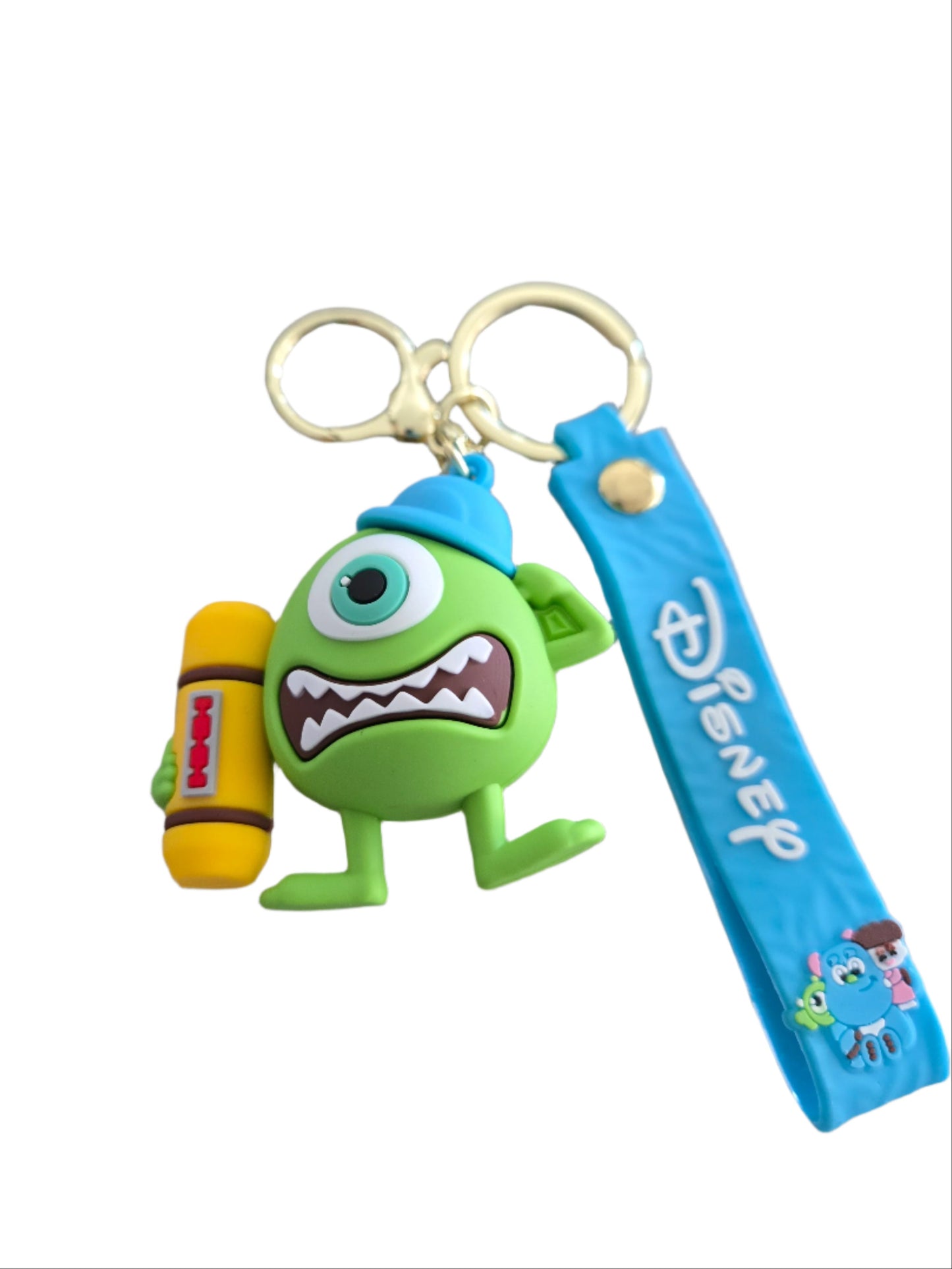 Disney Pixar Monster's Inc Keychain Bag Clip - Mike