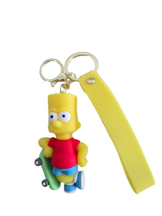 The Simpsons Keychain Bag Clip - Bart