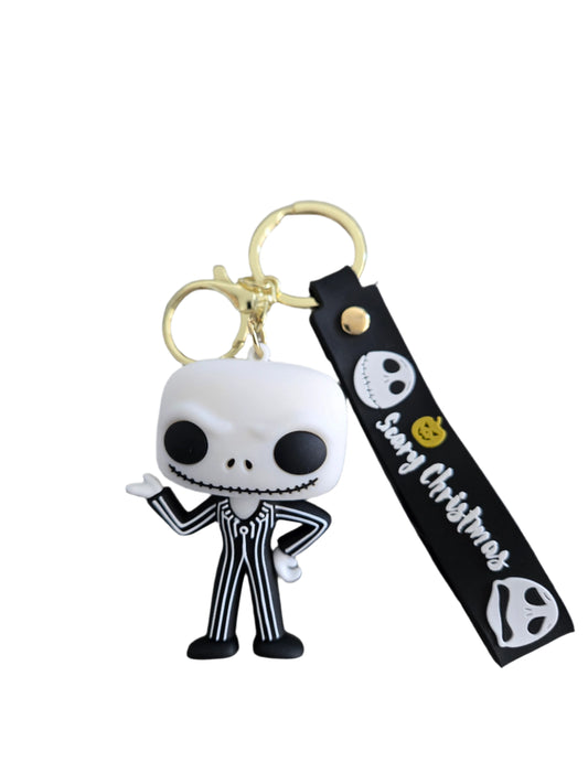 Disney Tim Burton's The Nightmare Before Christmas Keychain Bag Clip - Jack Skellington