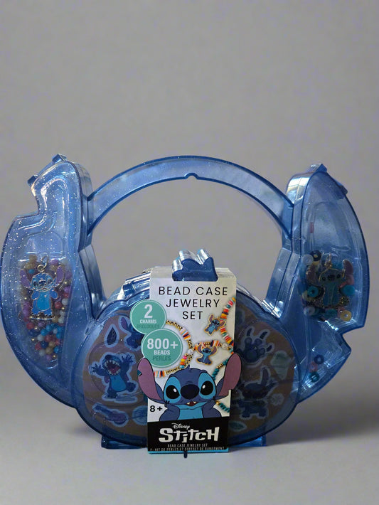 Disney Stitch Bead Case Jewelry Set