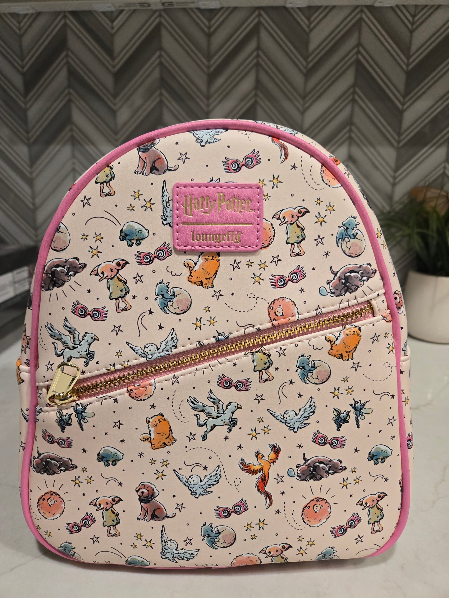 Harry Potter All Over Print Mini Backpack