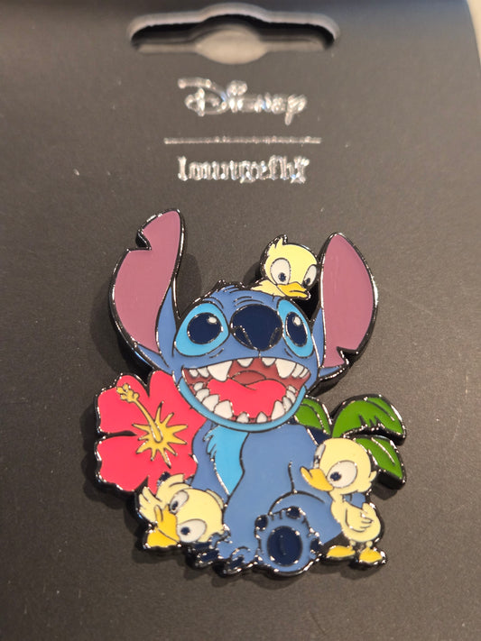 Disney Lilo & Stitch Duckies Enamel Trading Pin