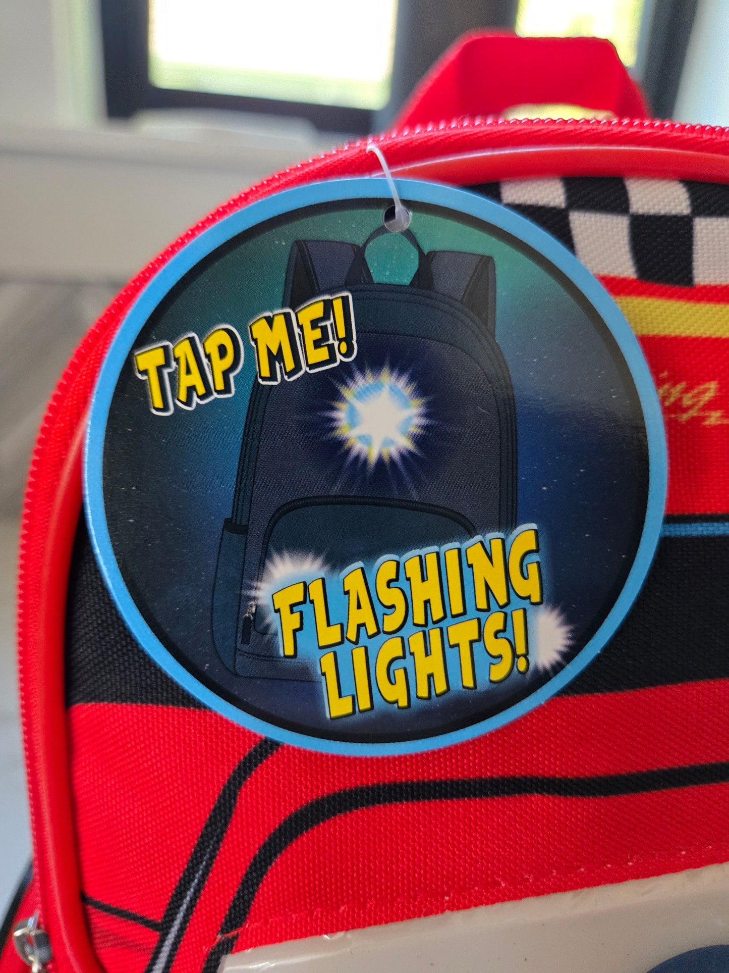 Disney Pixar Cars Nylon Light-Up Mini Backpack
